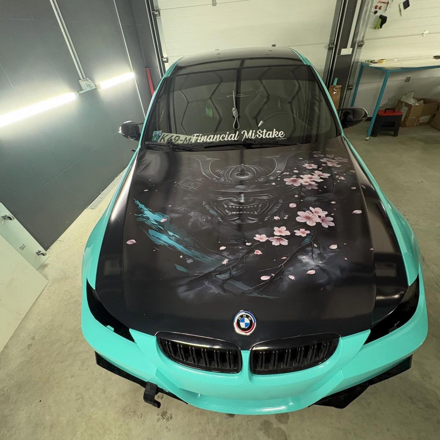 Gloss Sparkle Glitter Tiffany Blue Car Vinyl Wrap review 4