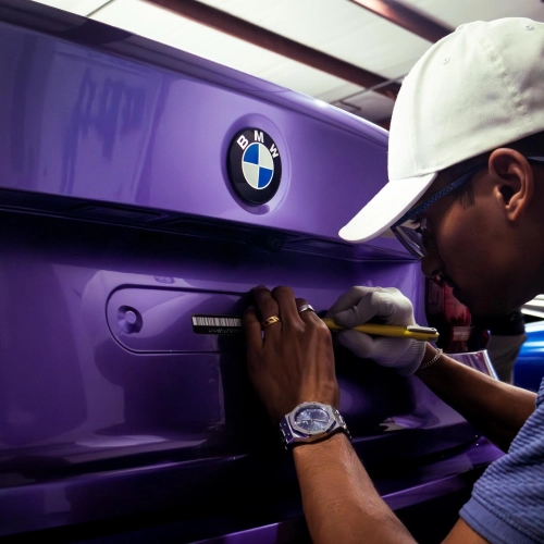 Gloss Metallic Viola Purple Car Vinyl Wrap PET reviewed by