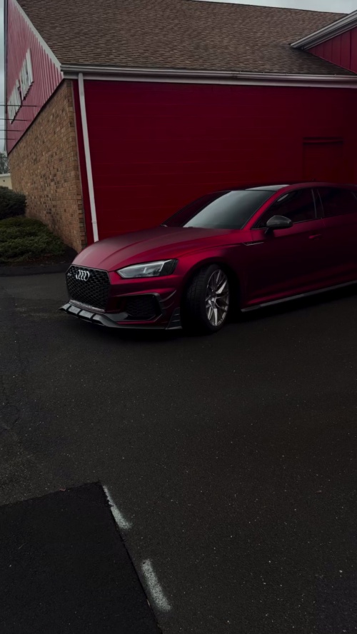 Satin Chrome Metallic Romanee Red Vinyl Wrap | Satin Romanee Red Metallic Chrome reviewed by