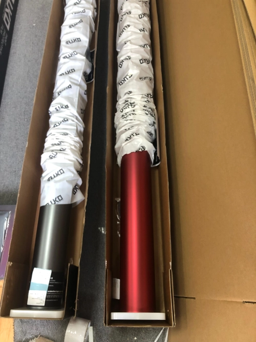 TPU Matte Magic Flame Ruby Red Colored PPF Paint Protection Film reviewed by