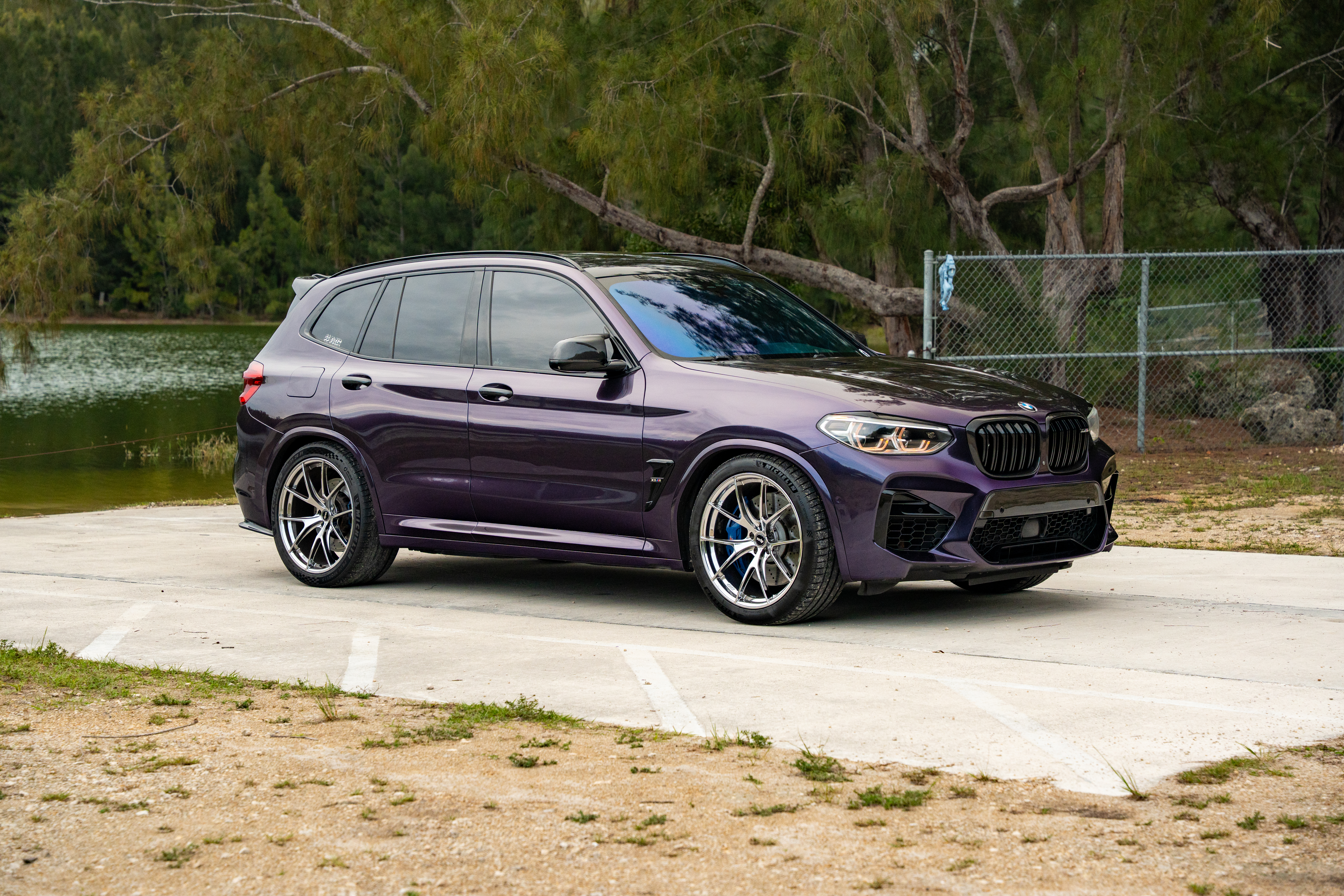 Gloss Metallic Galaxy Purple Car Vinyl Wrap PET review 3