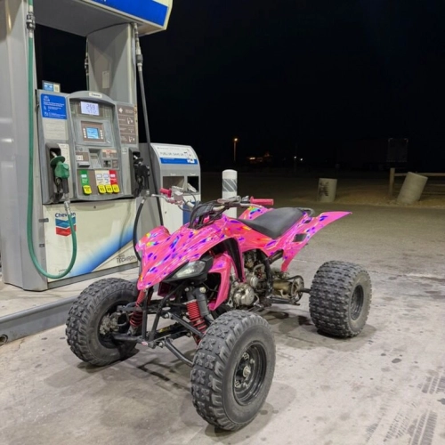 Gloss Pink Holographic Chrome Laser Car Vinyl Wrap Coupe BMW reviewed by