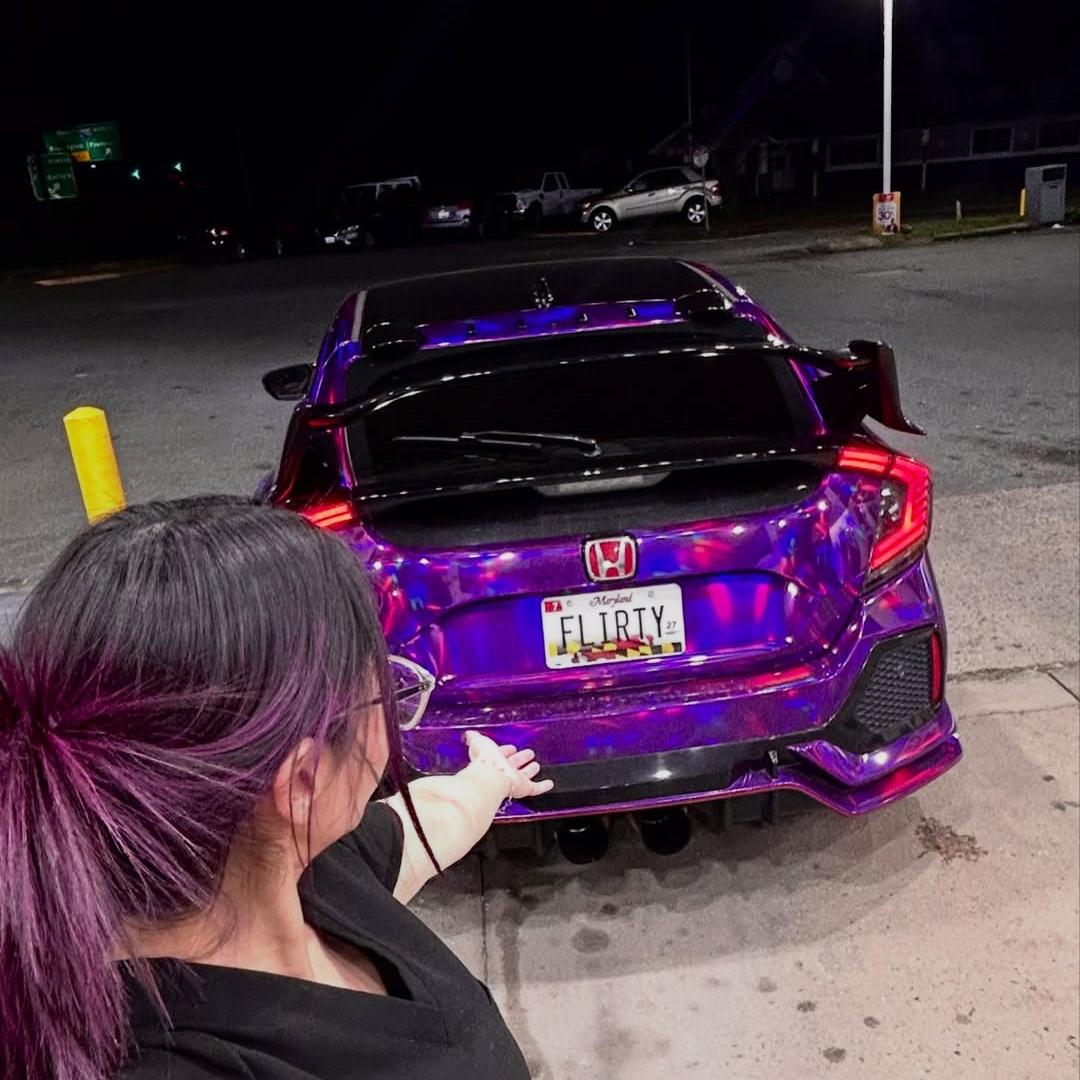 Gloss Purple Holographic Chrome Laser Car Vinyl Wrap review flirtyfk8 00