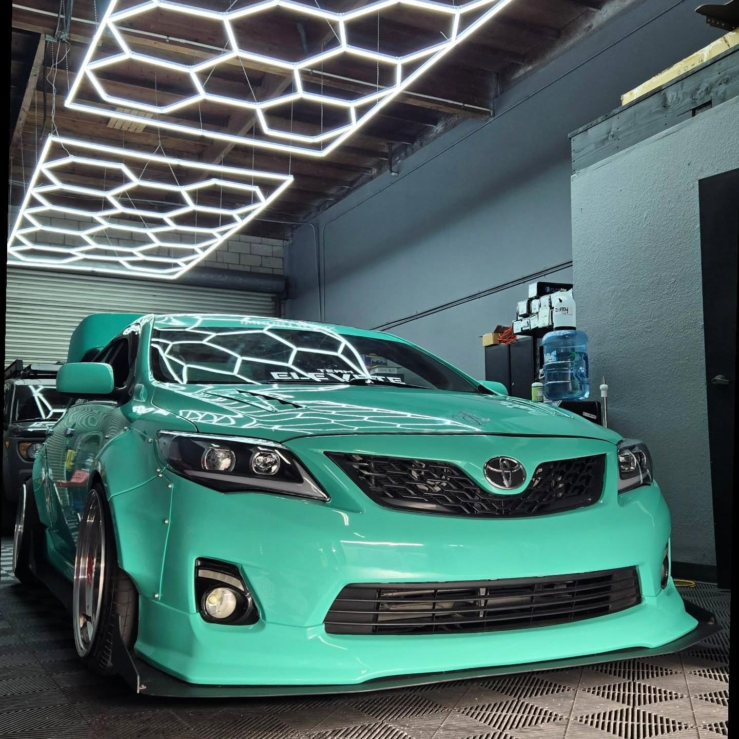 Gloss Porsche Mint Green Car Vinyl Wrap PET review s2kabby 01