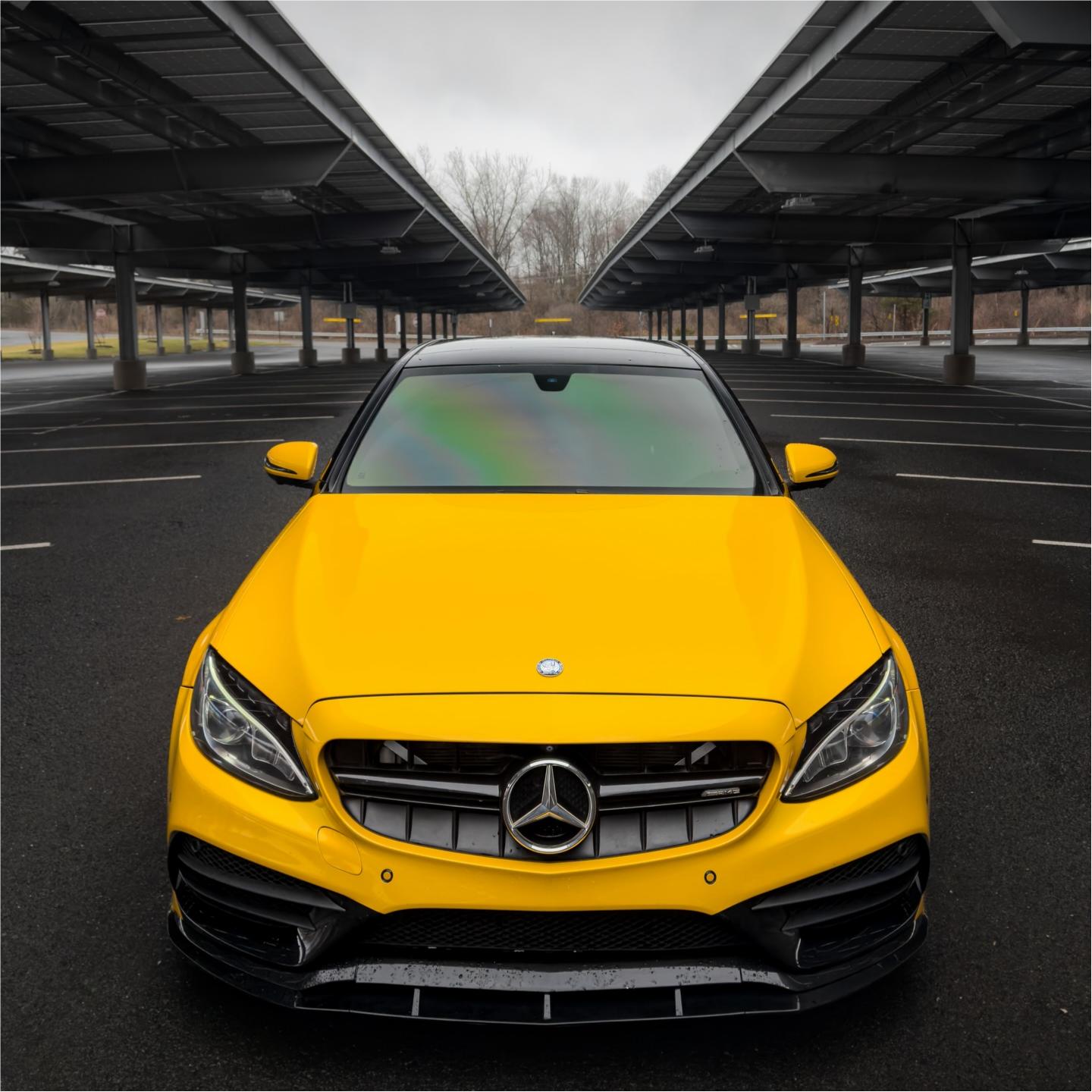 Gloss Metallic Golden Yellow Car Vinyl Wrap PET review ants.c3 01