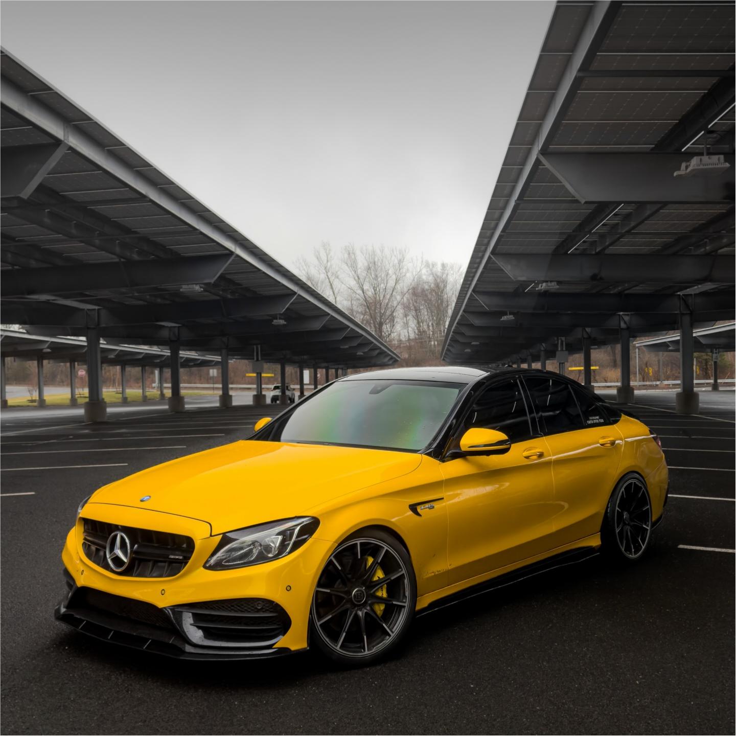 Gloss Metallic Golden Yellow Car Vinyl Wrap PET review ants.c3 03