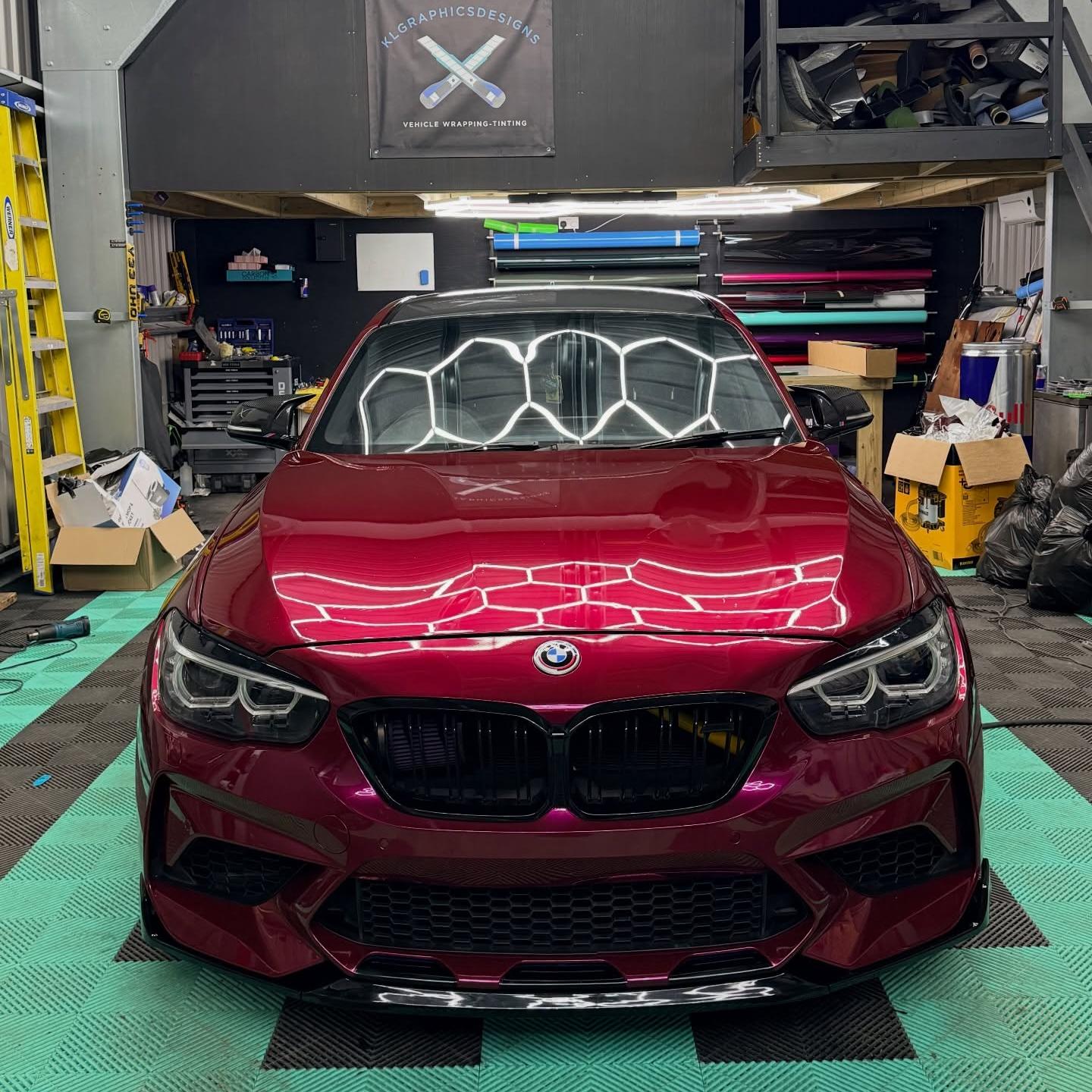 Gloss Metallic Rubellite Purple Car Vinyl Wrap PET  review eternity_customz 02