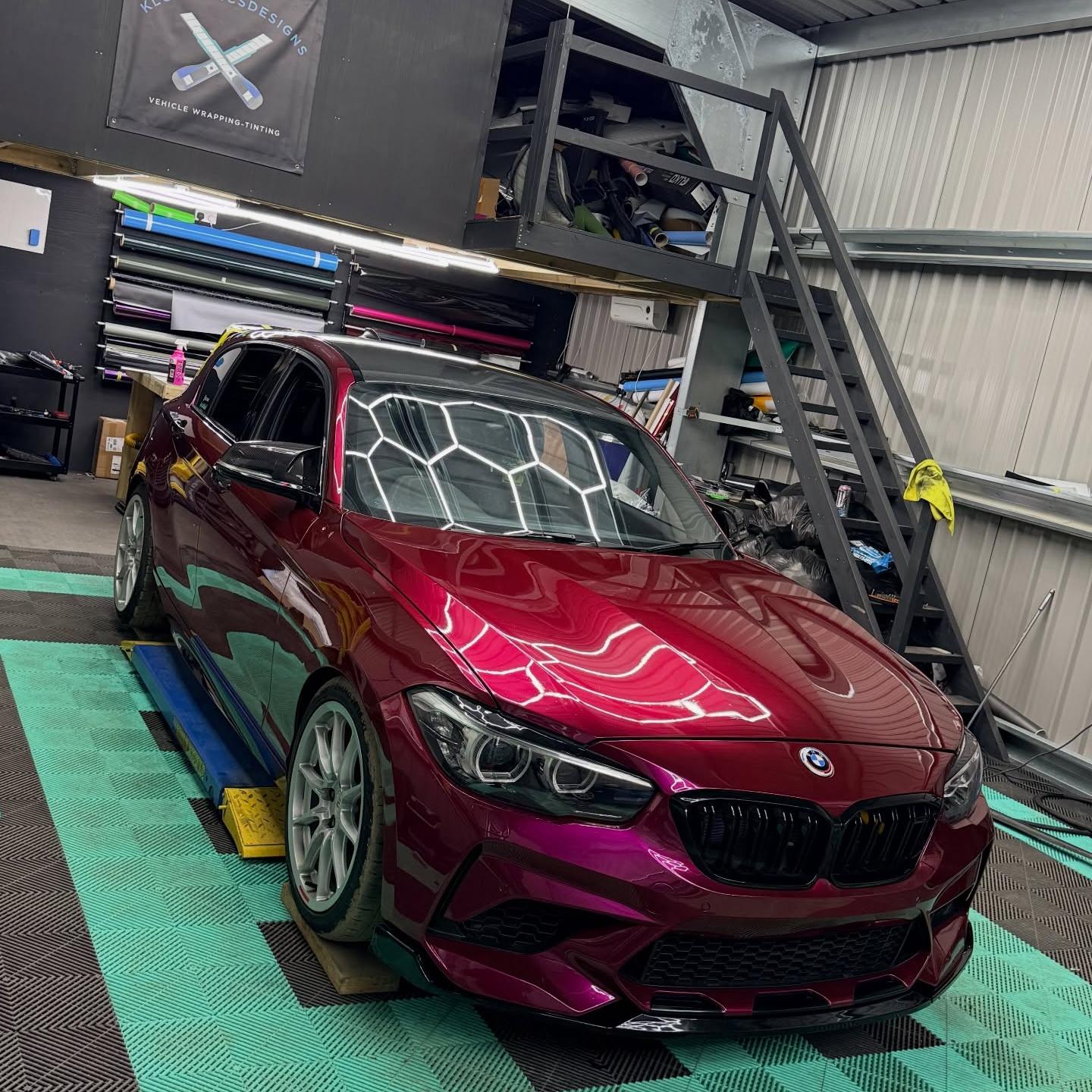 Gloss Metallic Rubellite Purple Car Vinyl Wrap PET  review eternity_customz 04