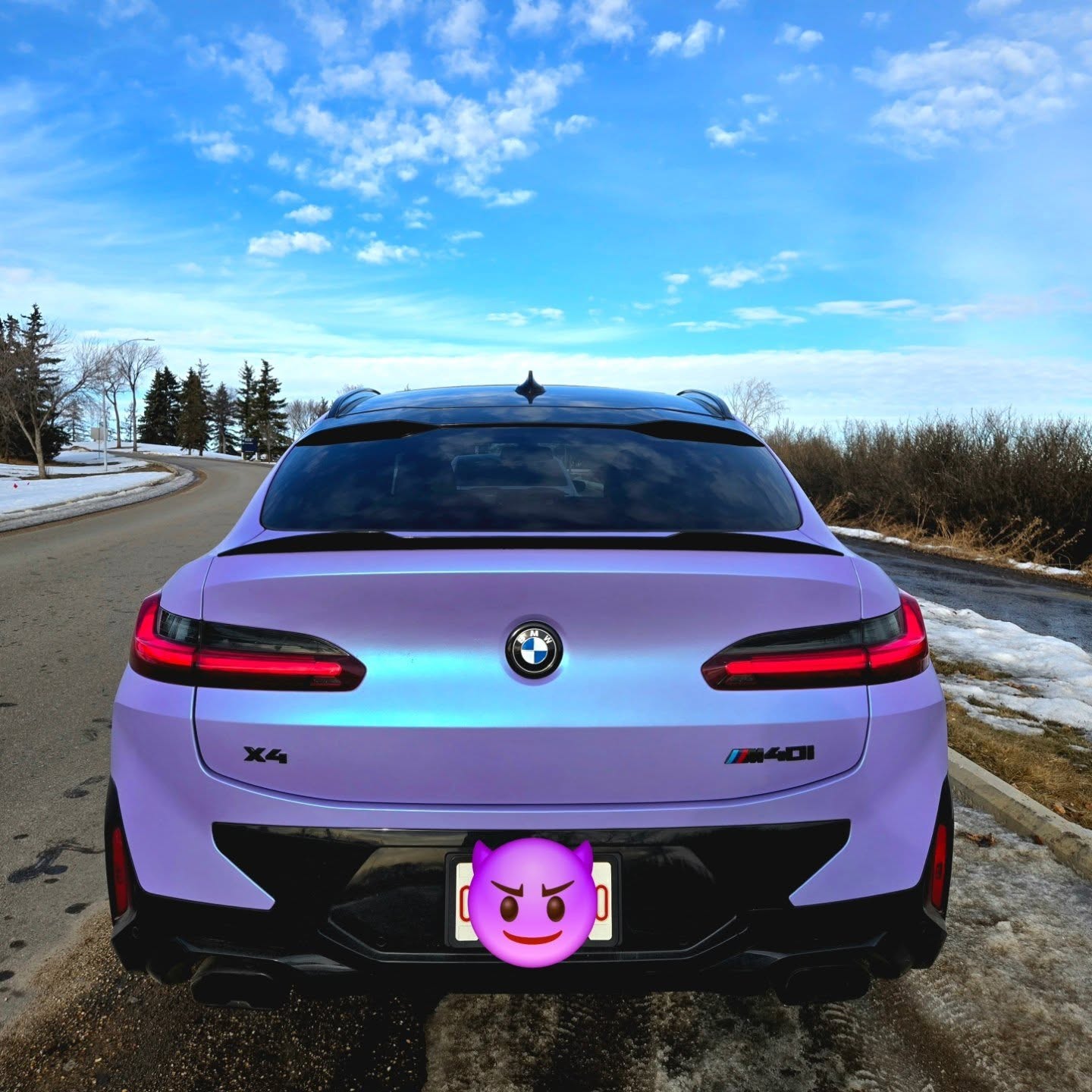 Matte Chameleon Glacial Frost Purple Car Vinyl Wrap PET review opulentautostyling 01