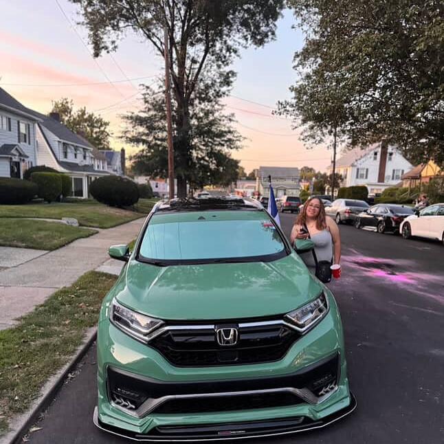 Gloss Porsche Weng Green Car Vinyl Wrap PET  review crv_sofi 00