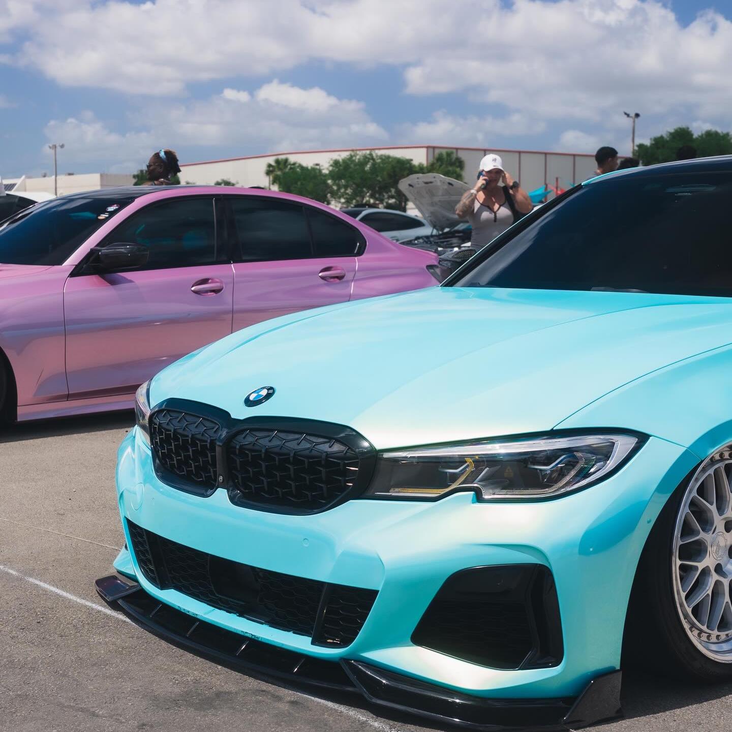 Gloss Metallic Neon Ice Blue Car Vinyl Wrap review notrustfundz 00