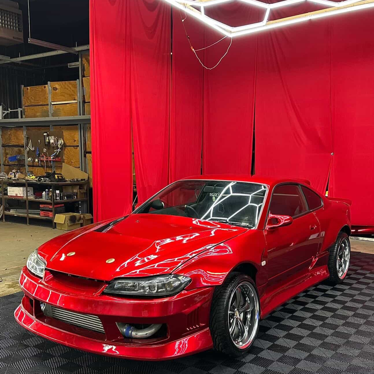 Gloss Metallic Liquid Ruby Red Car Vinyl Wrap PET review drivewithboba 06