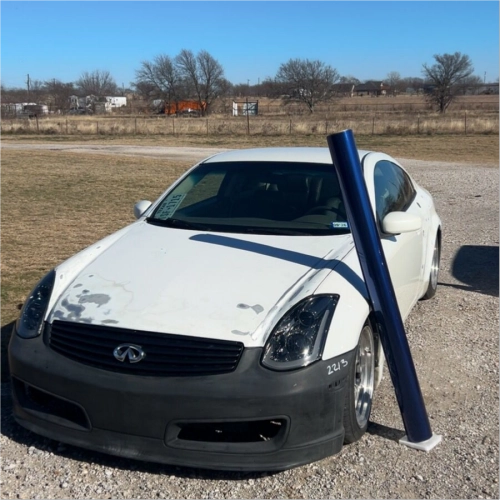 Gloss Metallic Gentian Blue Car Vinyl Wrap reviewed by