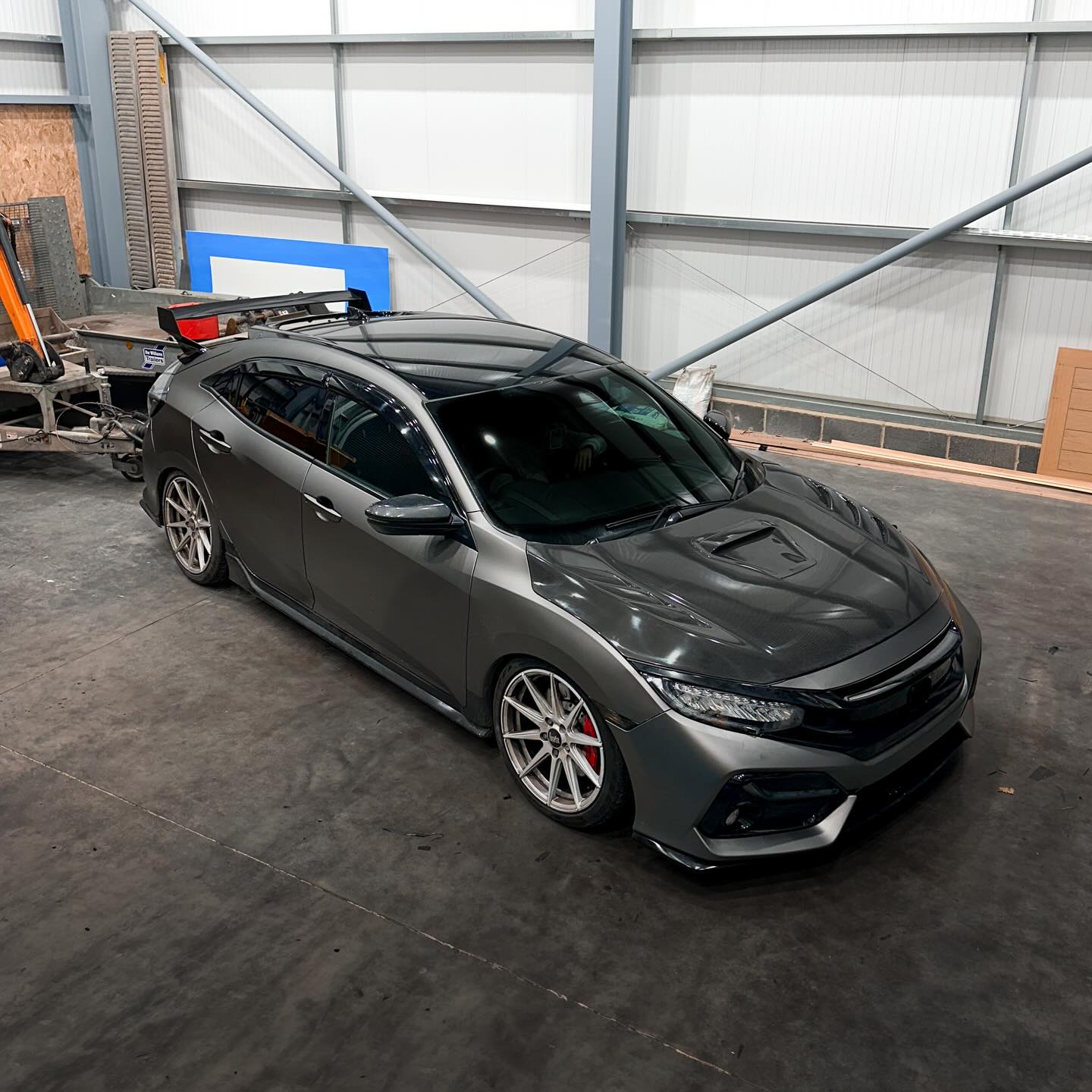 Matte Ultimate Flat Meteorites Grey Car Vinyl Wrap PET review 0