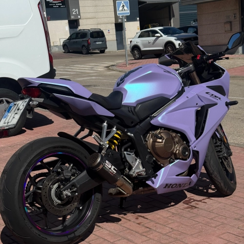 Matte Chameleon Glacial Frost Purple Car Vinyl Wrap PET reviewed by