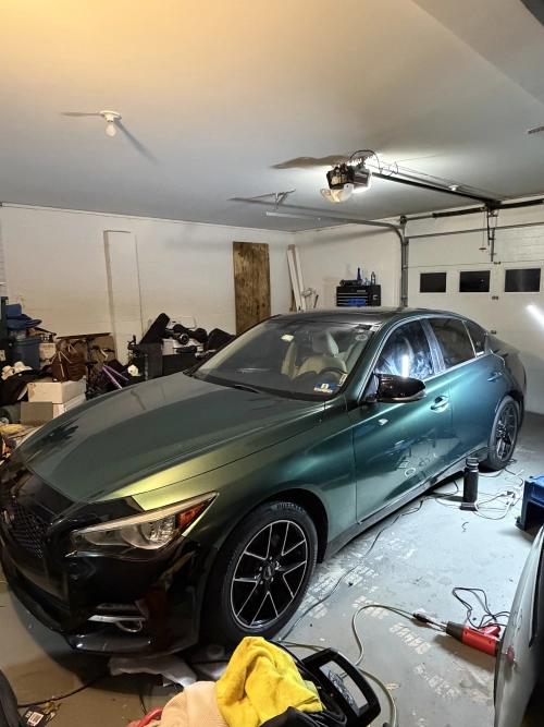 Gloss Metallic Emerald Green Car Vinyl Wrap PET reviewed by