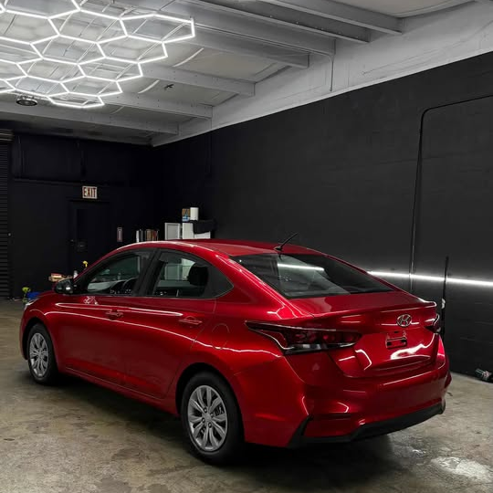 Ultra Glossy Metallic Vampire Red Car Vinyl Wrap BMW PET   review the42autolab 01