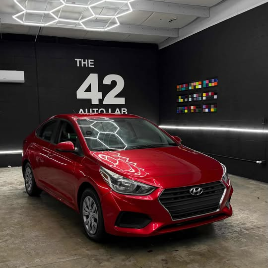 Ultra Glossy Metallic Vampire Red Car Vinyl Wrap BMW PET   review the42autolab 02