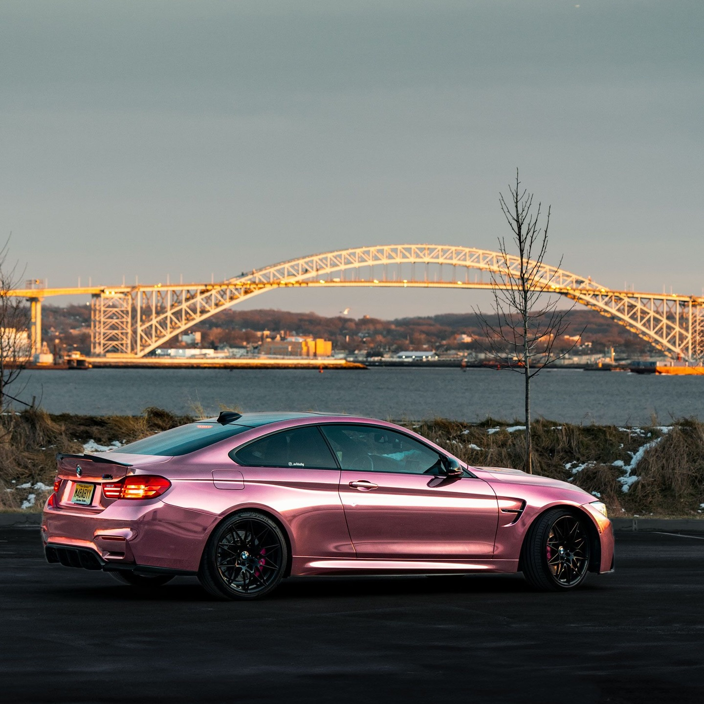 Gloss Mirror Chrome Rose Gold Car Vinyl Wrap PET review 3