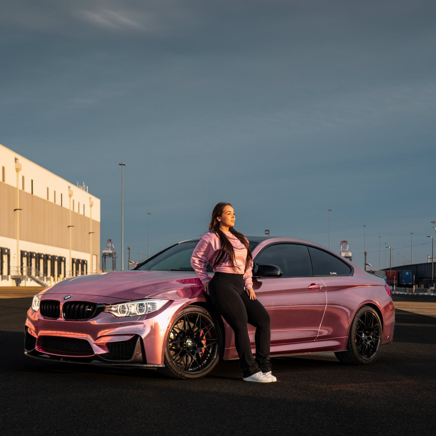 Gloss Mirror Chrome Rose Gold Car Vinyl Wrap PET review 4