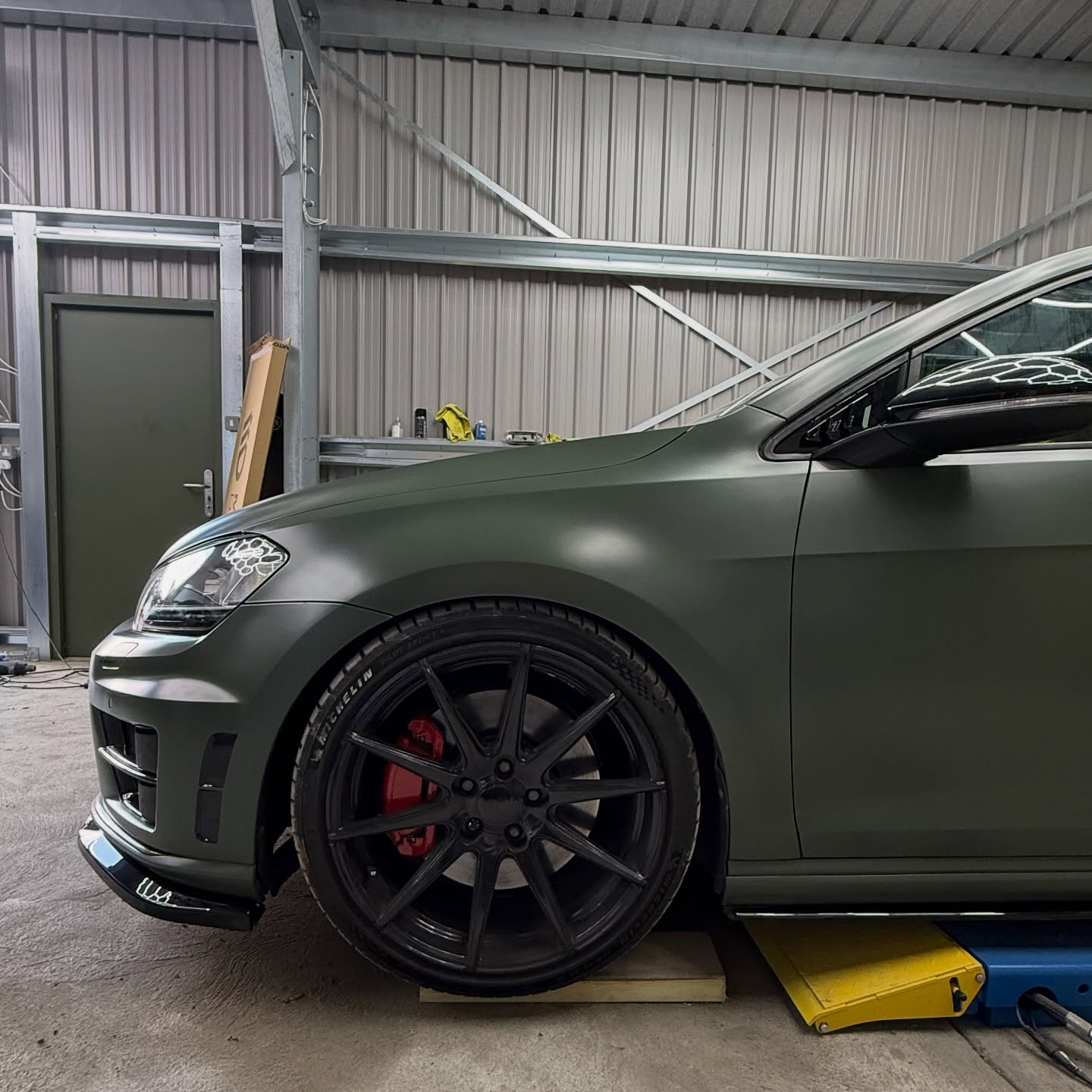 Matte Satin Ceramics Military Green Car Vinyl Wrap PET review fozzy.gfr 03