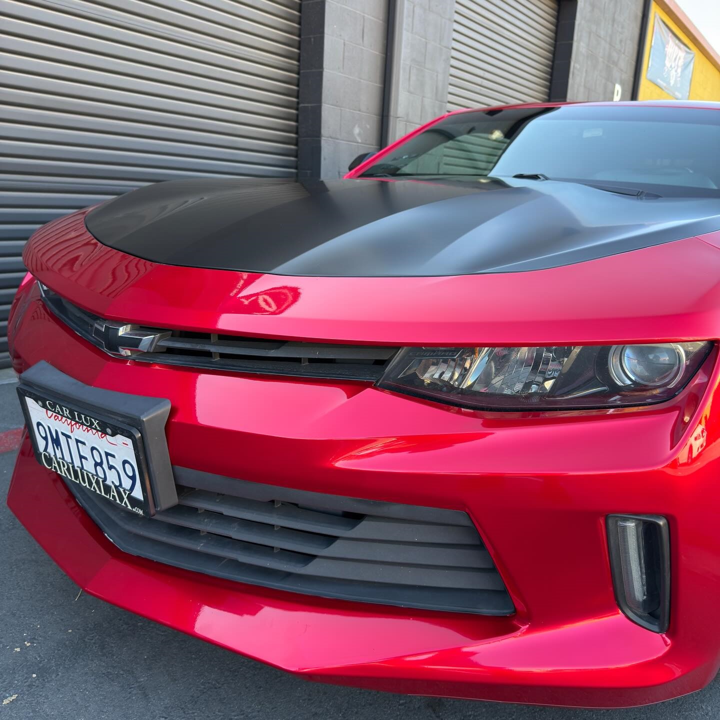 Ultra Glossy Metallic Vampire Red Car Vinyl Wrap BMW PET   review Vampire 03