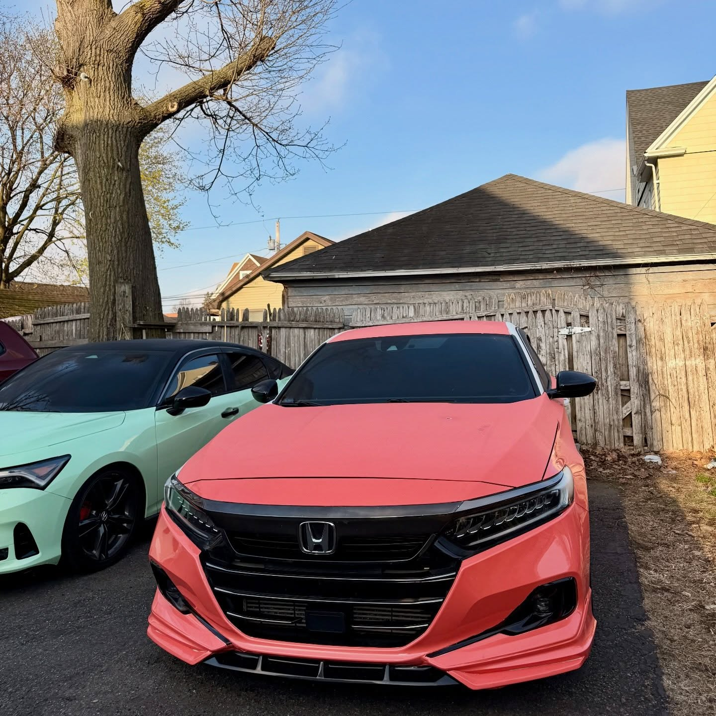 Gloss Coral Orange Car Vinyl Wrap PET review 1