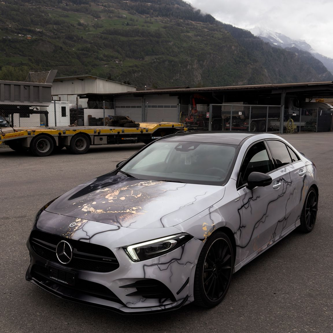 ALUKOVINYL Marble Print Vinyl Wrap Film Custom Car Wrap review valdemiro.kazarov 02