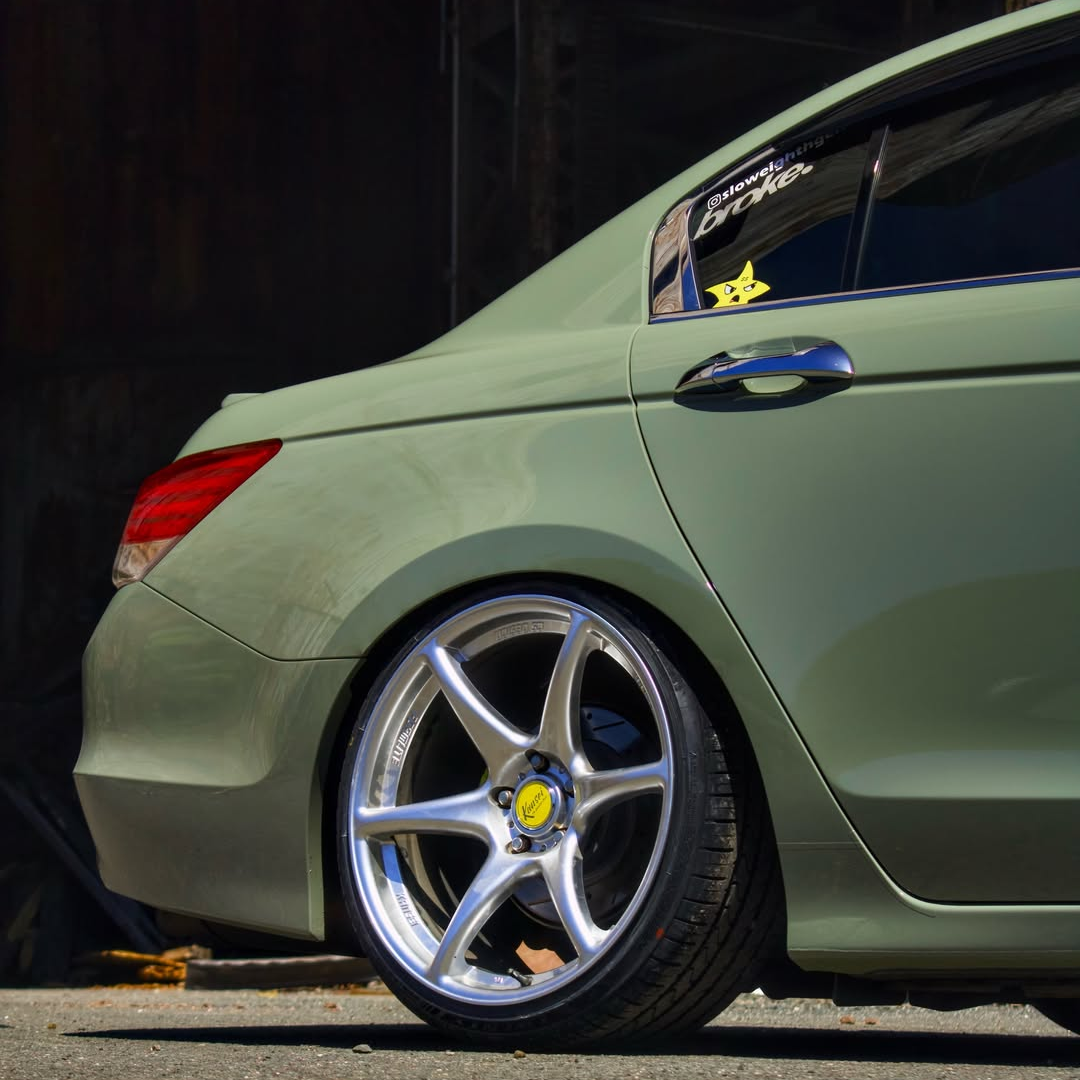 Gloss Light Khaki Green Car Vinyl Wrap review 0