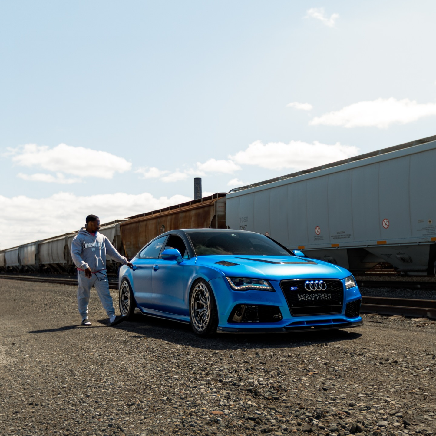 Matte Metallic Diamond Azure Blue Car Vinyl Wrap PET review bethany racine 02