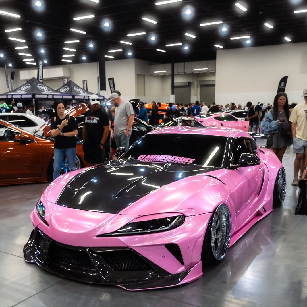 Glossy Metallic Shell Pink Car Vinyl Wrap PET review lowrilla.se 01
