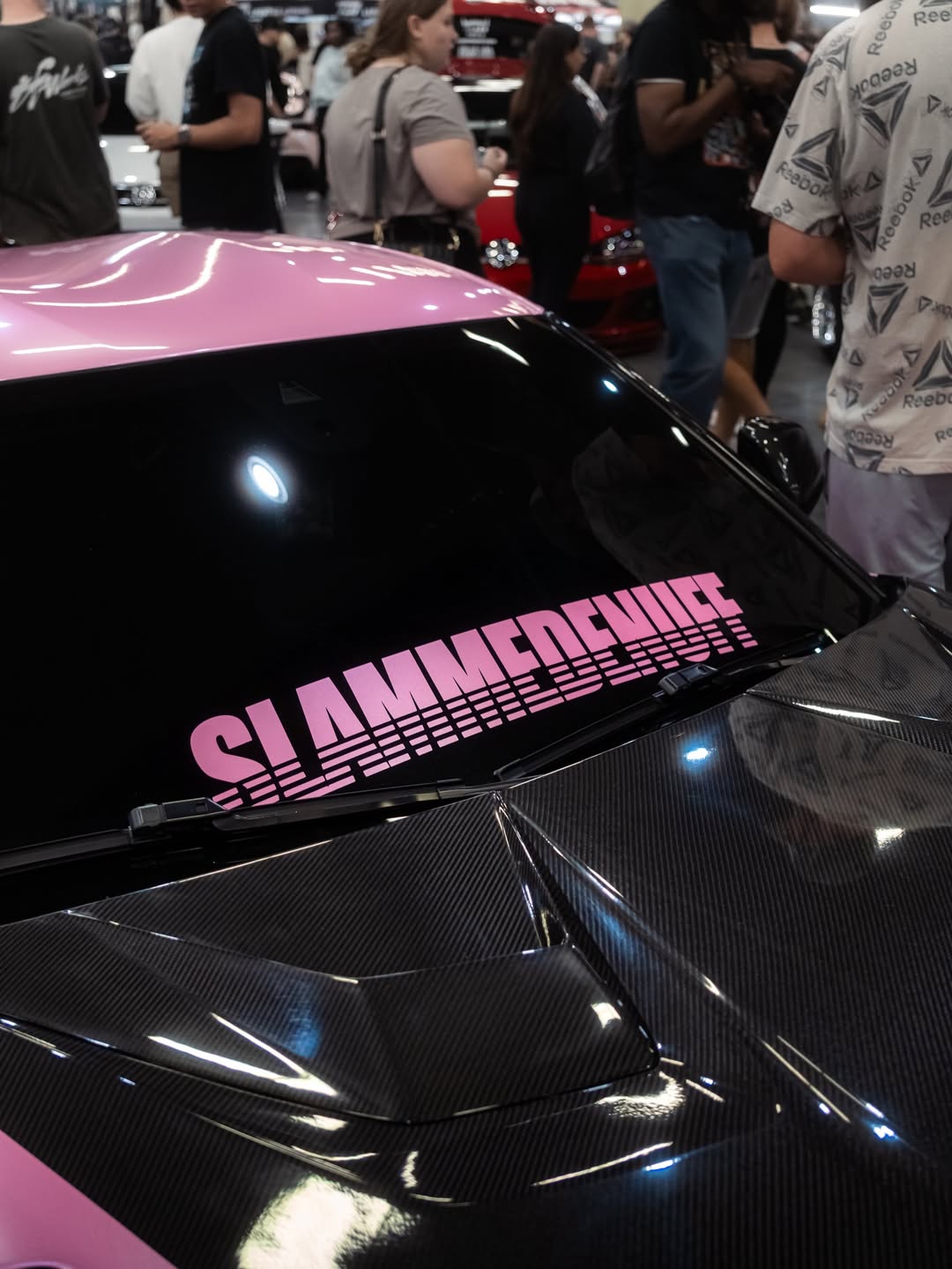 Glossy Metallic Shell Pink Car Vinyl Wrap PET review lowrilla.se 02