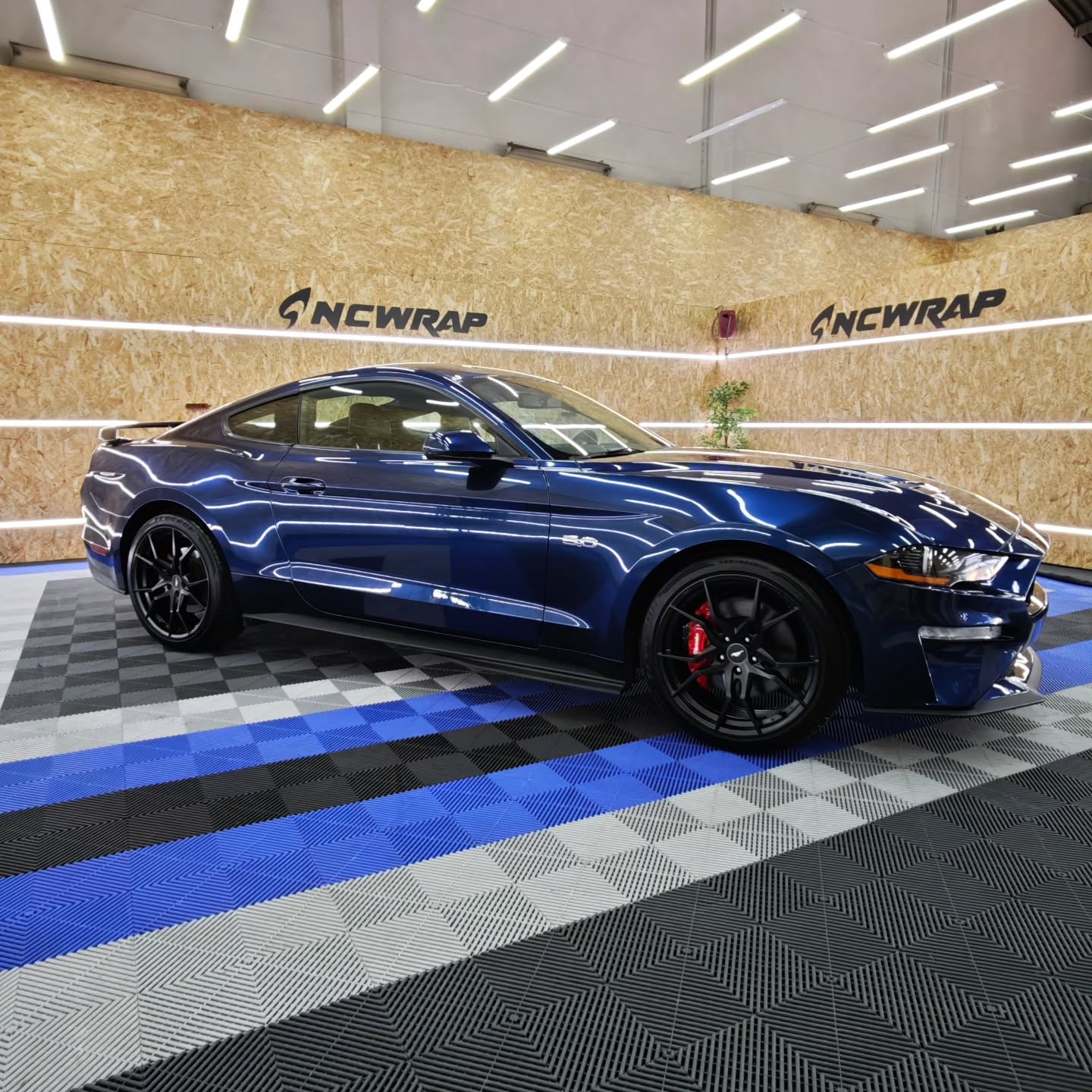 Gloss Indigo Blue Car Vinyl Wrap PET review ncw 00