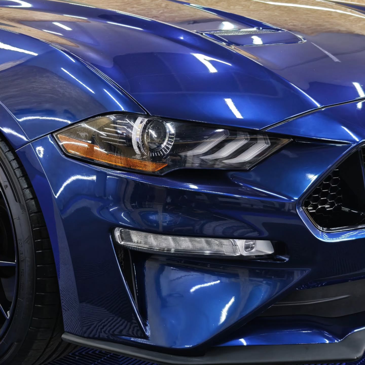 Gloss Indigo Blue Car Vinyl Wrap PET review ncw 02