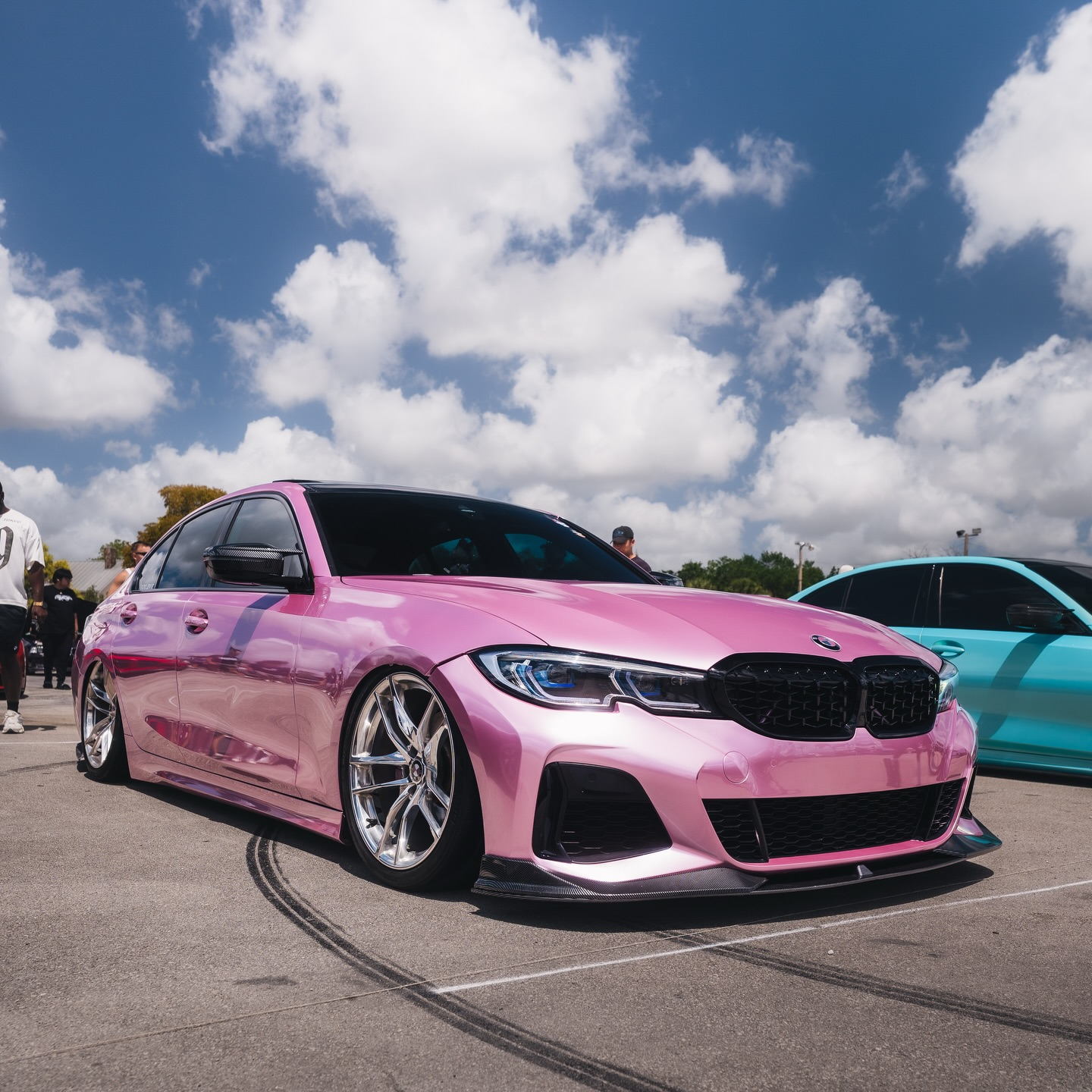 Gloss Metallic Passion Pink Car Vinyl Wrap Bentley GT PET review 2