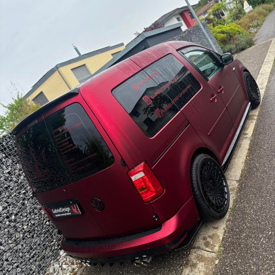 Satin Chrome Metallic Romanee Red Vinyl Wrap | Satin Romanee Red Metallic Chrome review gabrieldesign_ 01