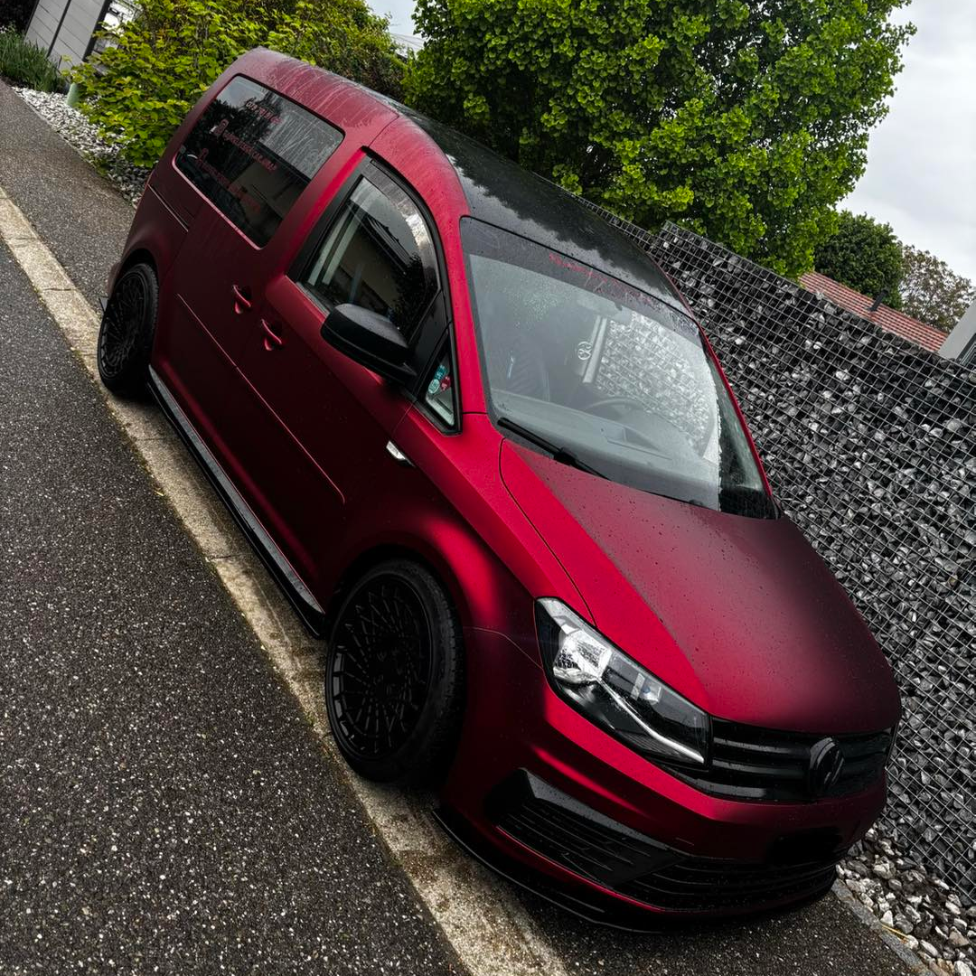 Satin Chrome Metallic Romanee Red Vinyl Wrap | Satin Romanee Red Metallic Chrome review gabrieldesign_ 03