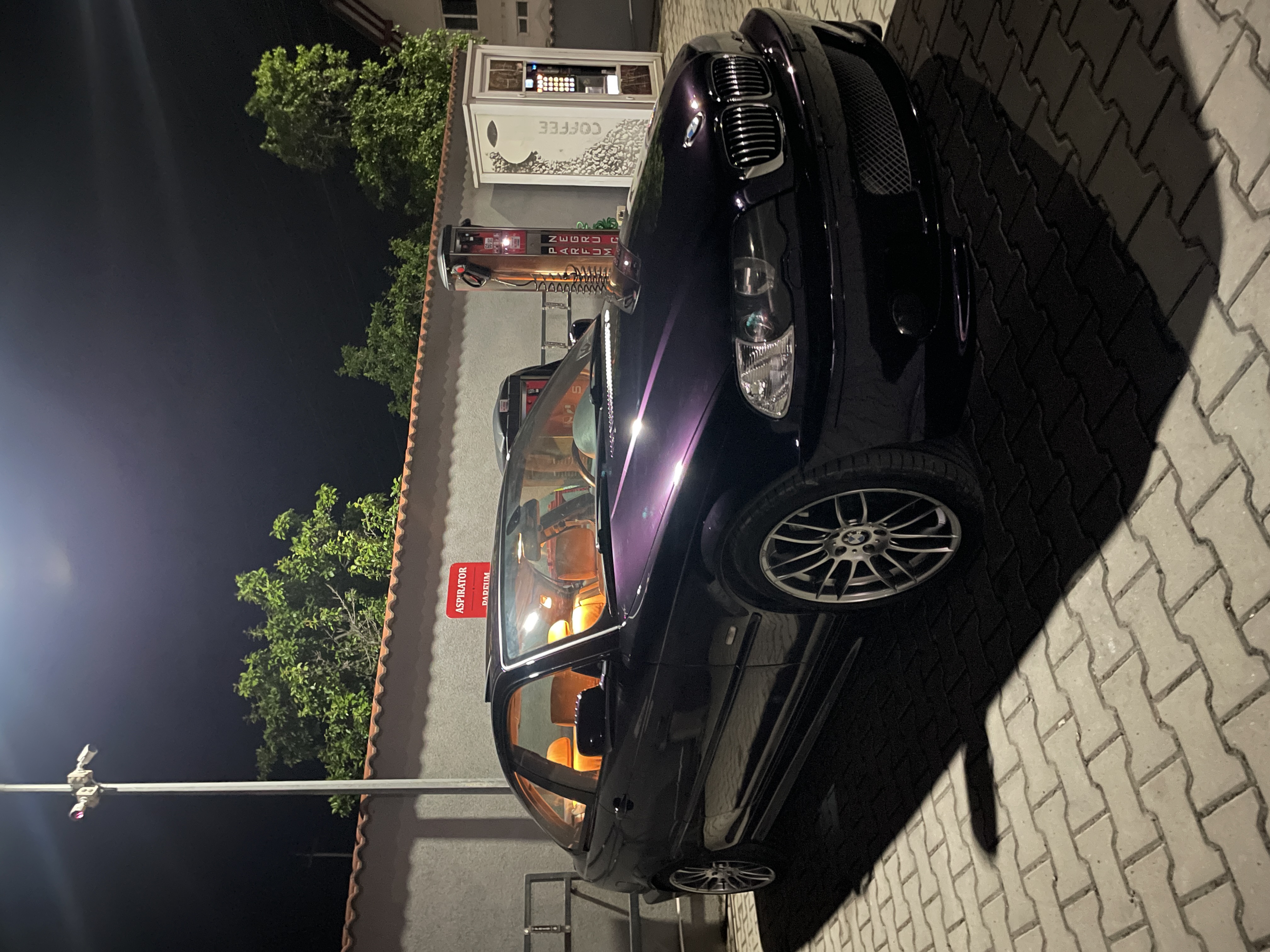Gloss Metallic Ghost Midnight Purple Car Vinyl Wrap PET review creeb 00