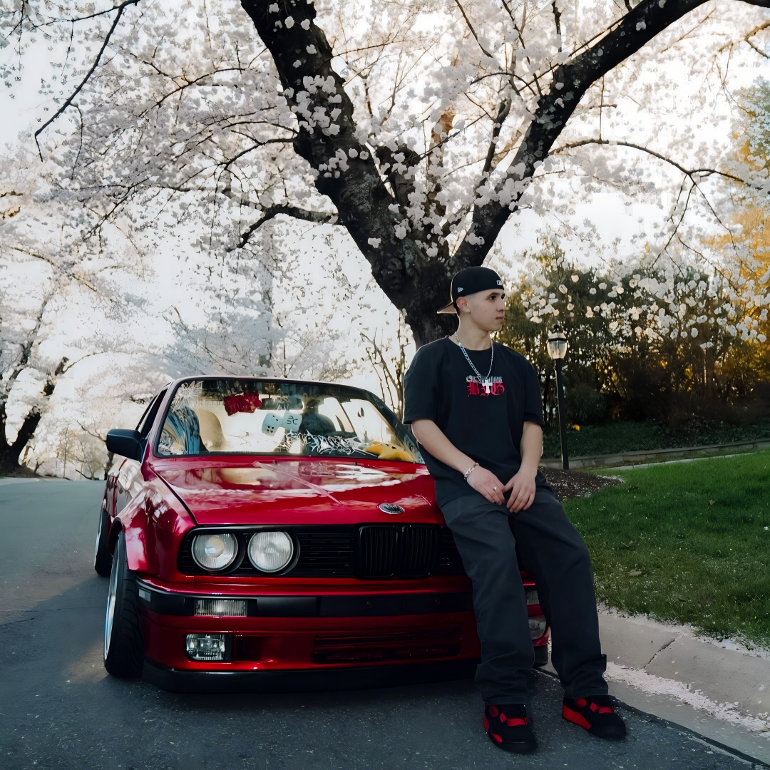 Ultra Glossy Metallic Vampire Red Car Vinyl Wrap BMW PET   review e30.diego 00