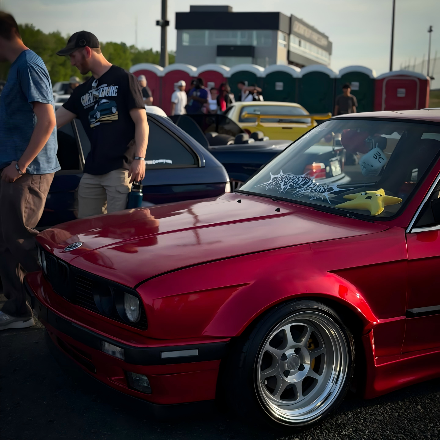 Ultra Glossy Metallic Vampire Red Car Vinyl Wrap BMW PET   review e30.diego 05