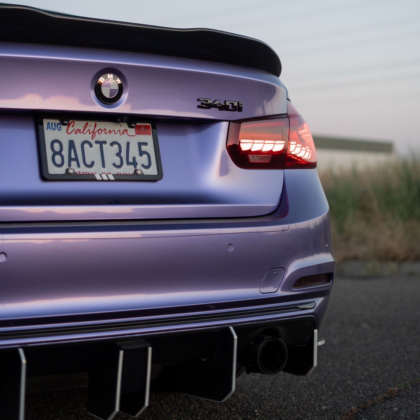 Gloss Metallic Viola Purple Car Vinyl Wrap PET review t0001 01
