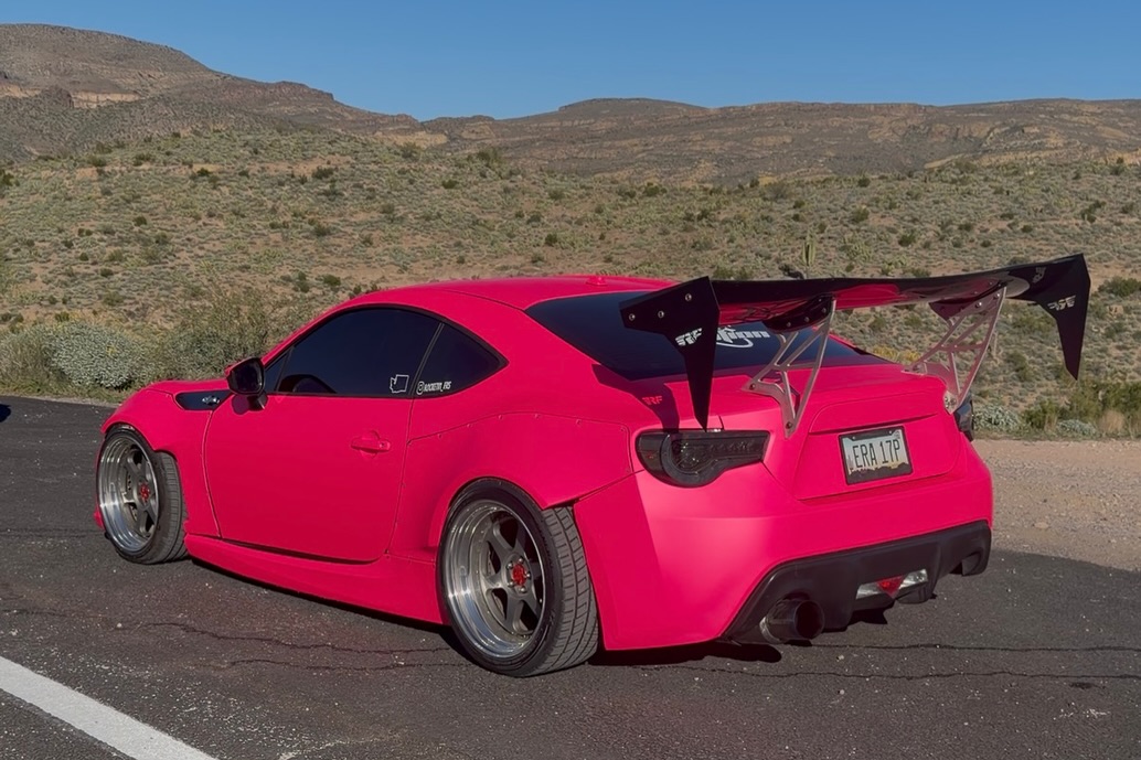 Ultimate Flat Fluorescent Pink Car Vinyl Wrap PET review rocketv1_frs 01