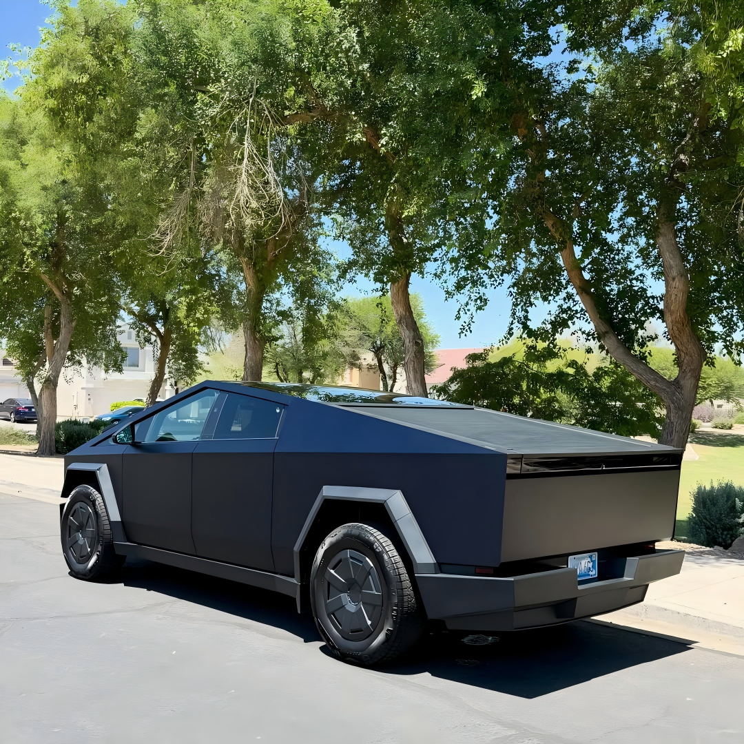 TPU Matte Black Phantom Blue Colored PPF Paint Protection Film review monchiwraps 03