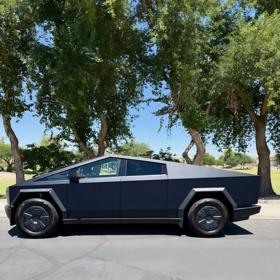 TPU Matte Black Phantom Blue Colored PPF Paint Protection Film review monchiwraps 04