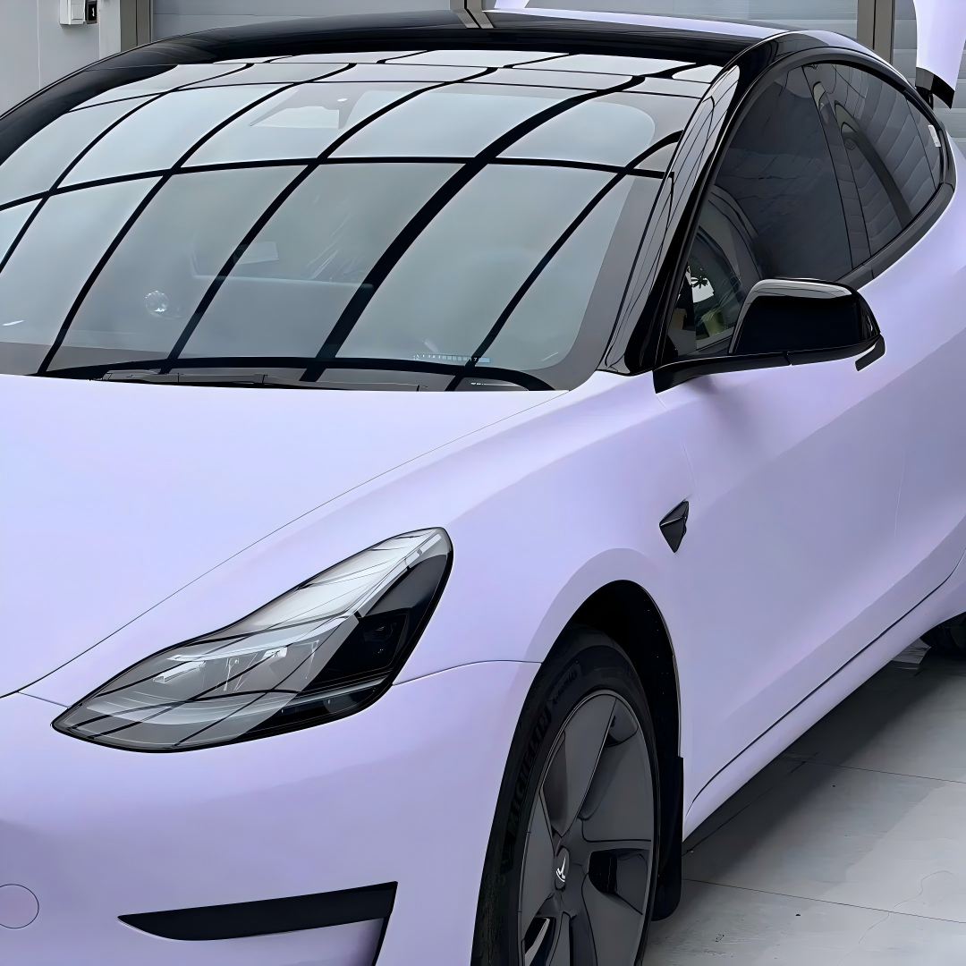 Matte Satin Lavender Purple Car Vinyl Wrap PET review bethany racine 02