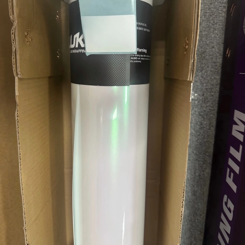 Gloss Metallic Chameleon Aurora White Car Vinyl Wrap Sale reviewed by