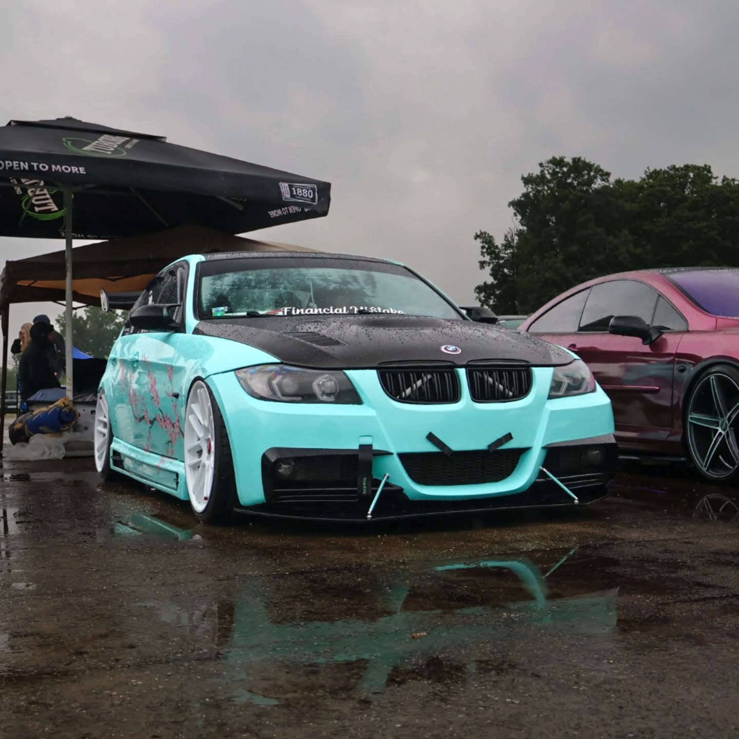 Gloss Sparkle Glitter Tiffany Blue Car Vinyl Wrap review danny69it 04