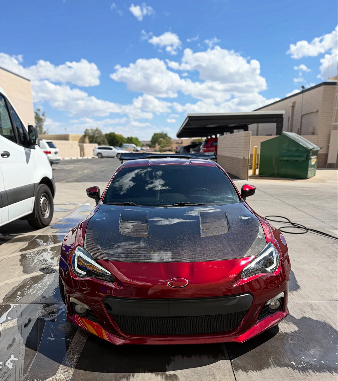 Ultra Glossy Liquid Dragon Red Car Vinyl Wrap PET review rocketv1_frs 00