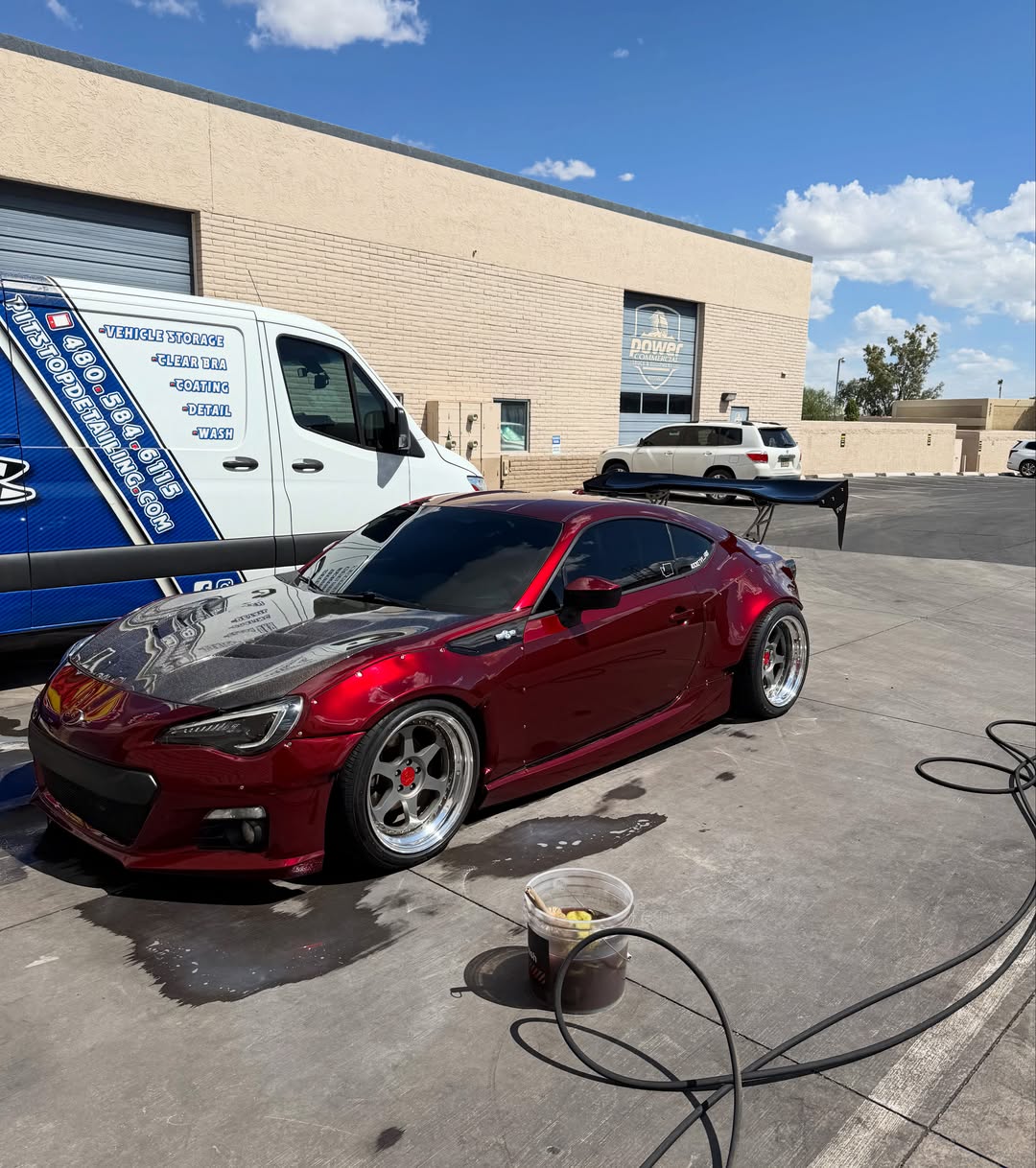 Ultra Glossy Liquid Dragon Red Car Vinyl Wrap PET review rocketv1_frs 02