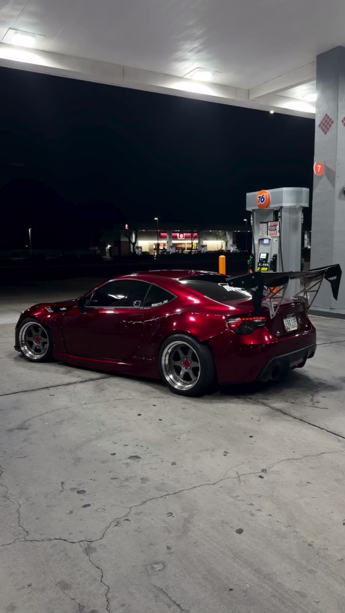 Gloss Dragon Red Car Wrap| Metallic Dragon Red Vinyl Wraps